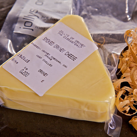 Smoked Orkney Cheddar - Orkney Cheese - Jollys of Orkney