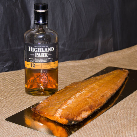 Highland Park Whisky Hot Cure Salmon -Side