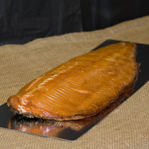 Organic Hot Cure Smoked Salmon - Side (Choose 700g,900g,1200g)
